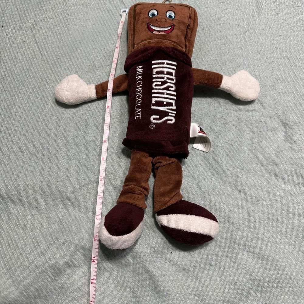 Hersheys Chocolate World Milk Chocolate Bar Plush Mascot Stuffed Toy - Picture 3 of 6